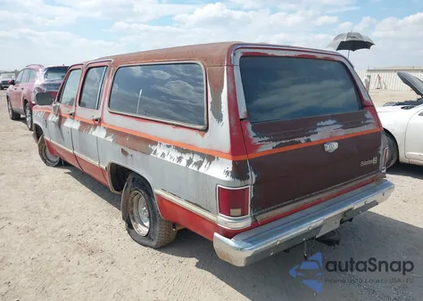 1985 Chevrolet Suburban C10 from USA, damaged, VIN 1G8EC16H9FF213416